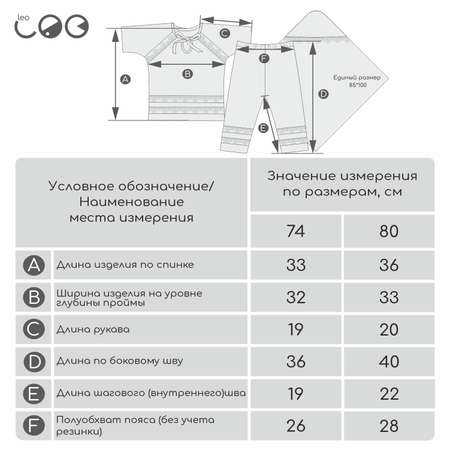 Комплект крестильный LEO