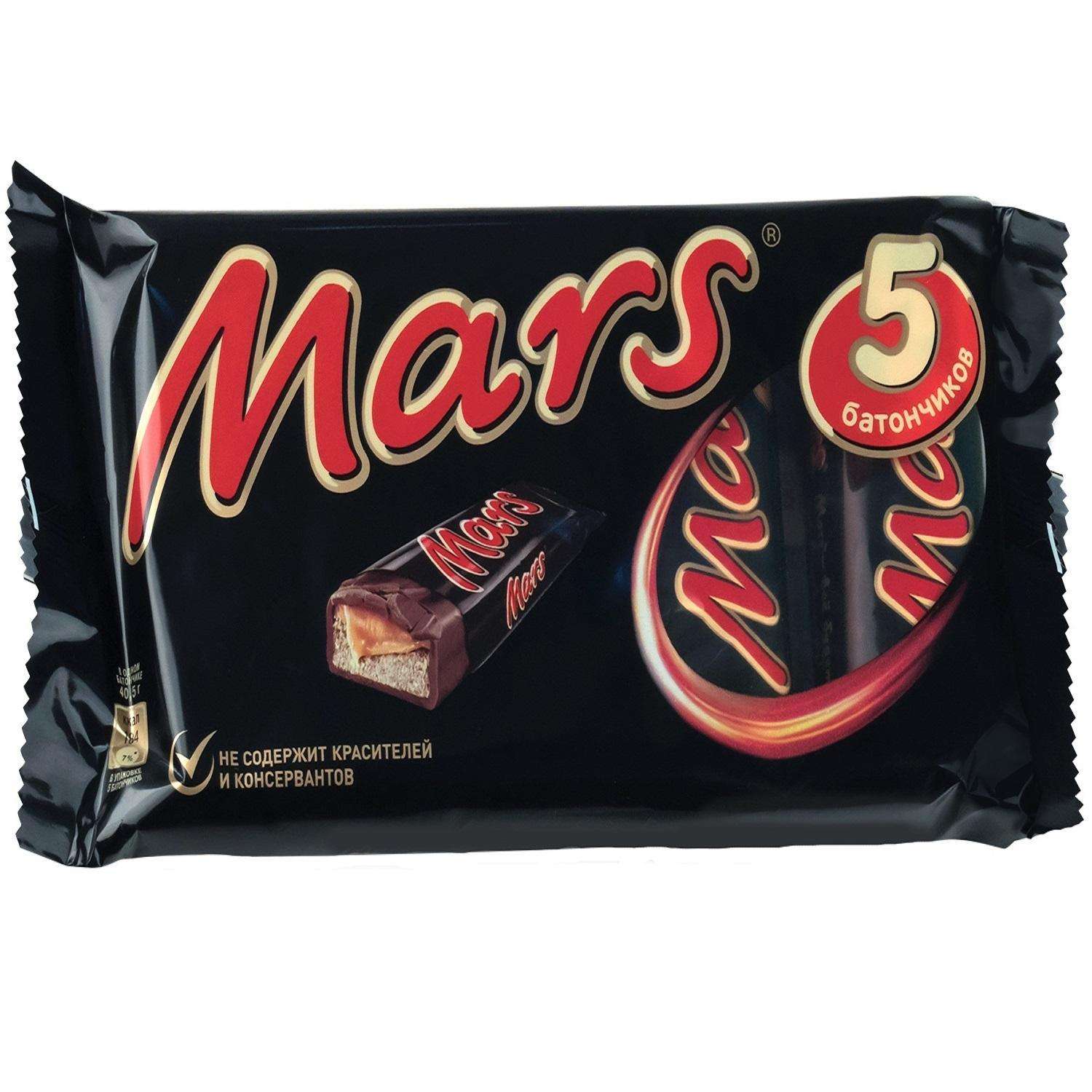 Батончик шоколадный MARS 5*40.5г - фото 1