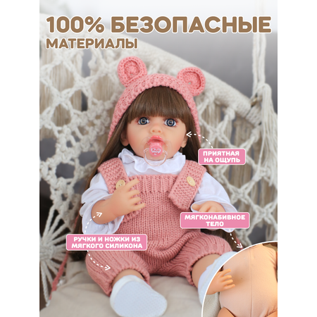 Реборн кукла говорящая 55 см BellaDolls для девочки