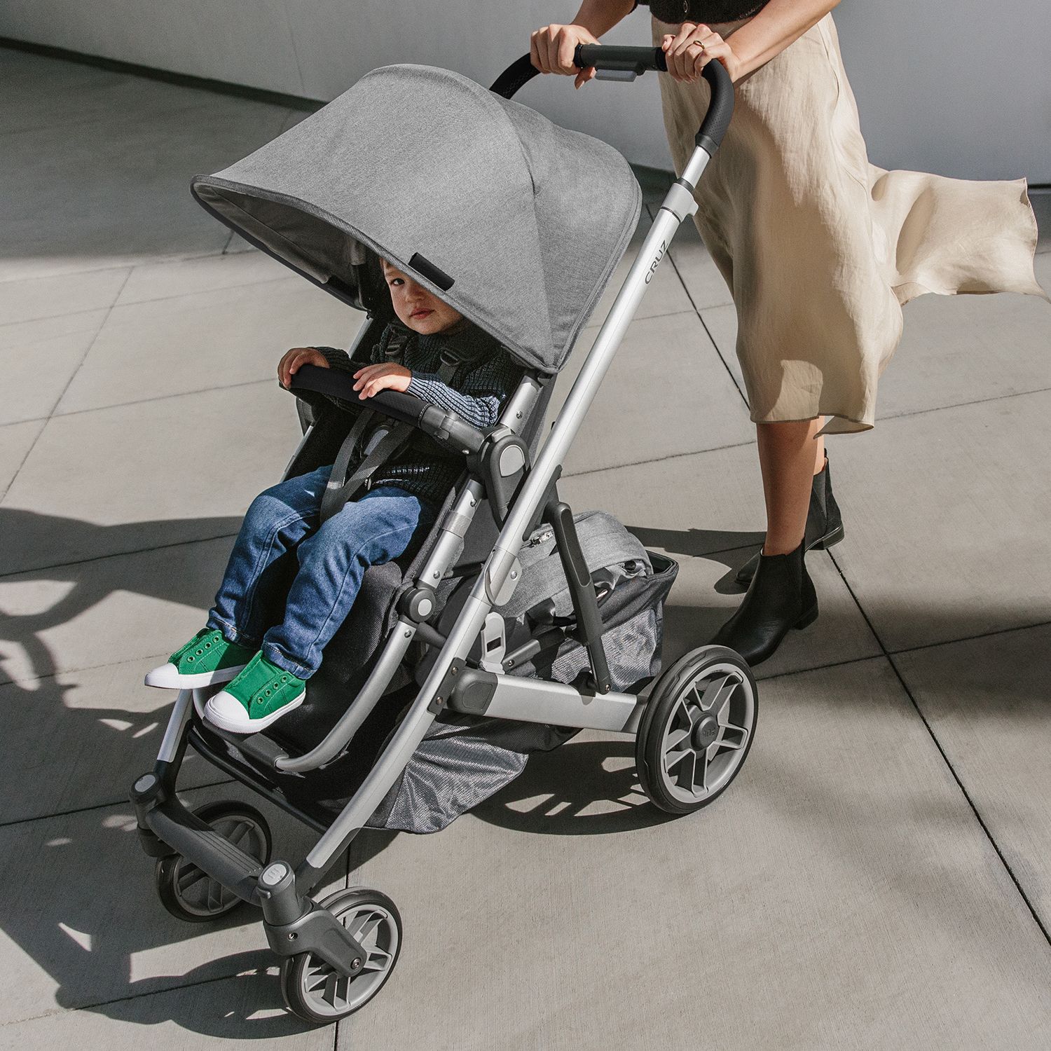 Коляска прогулочная UPPAbaby Cruz V2 Jordan Графитовый меланж - фото 14