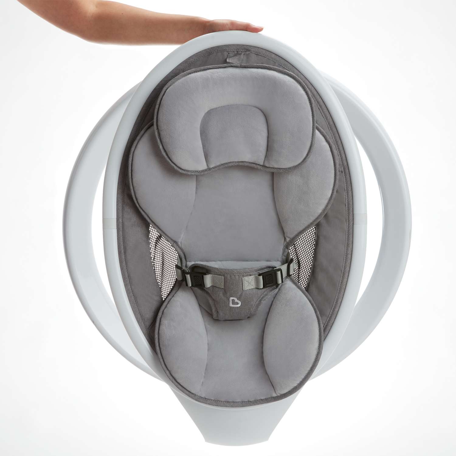Шезлонг Munchkin ультралегкий для новорожденных Swing с поддержкой Bluetooth - фото 4