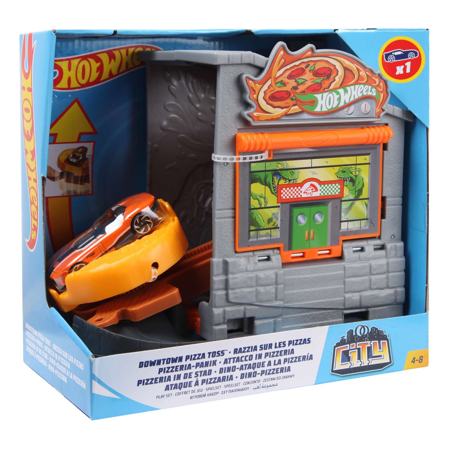 Набор игровой Hot Wheels Сити Подбрасывание пиццы GFY68 FRH28 - фото 19