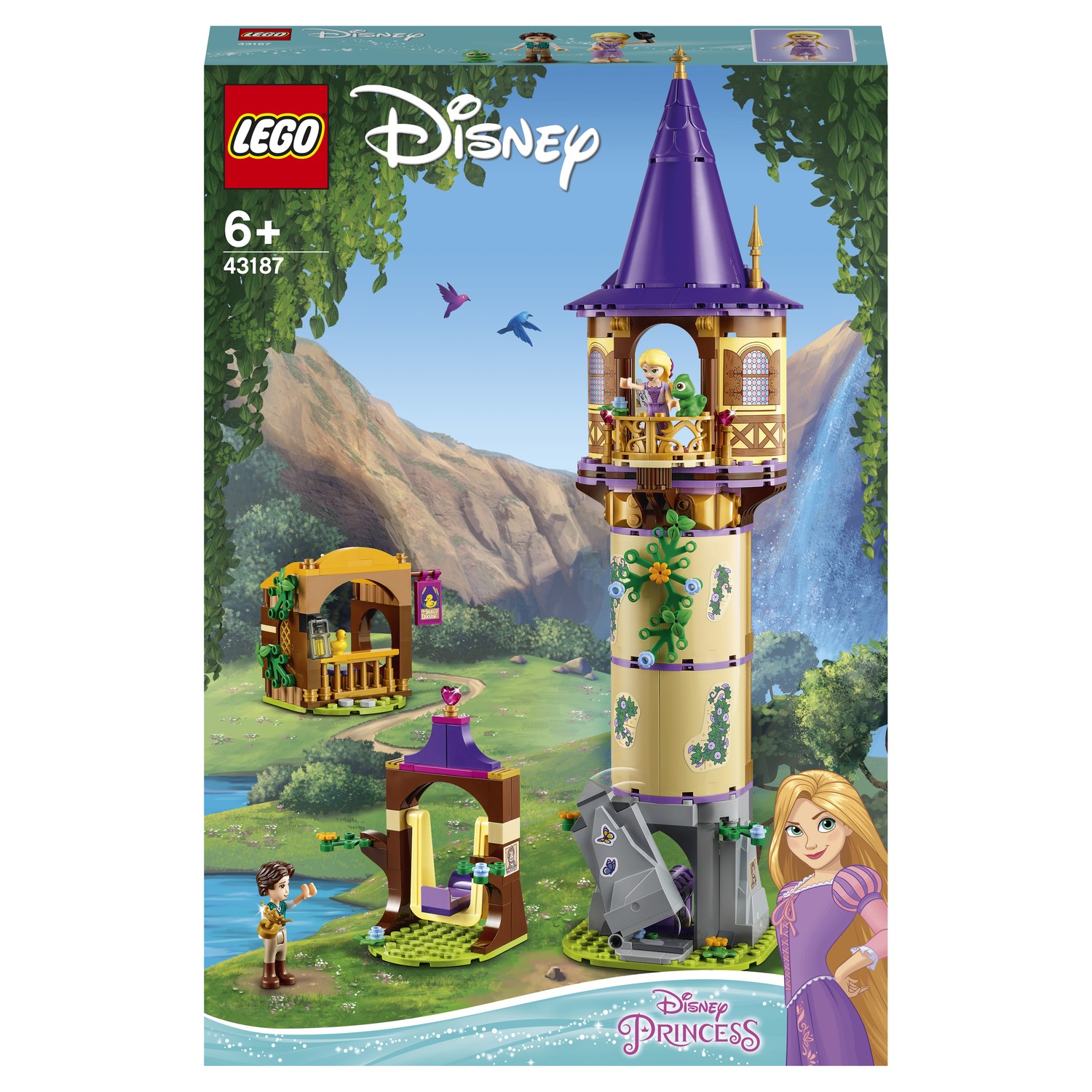 Конструктор LEGO Disney Princess Башня Рапунцель 43187 купить по цене 999 ₽  в интернет-магазине Детский мир