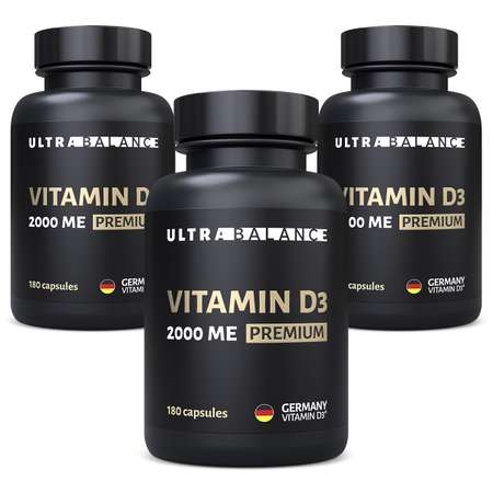 Витамин Д 2000 ме премиум UltraBalance Д3 бад 540 капсул