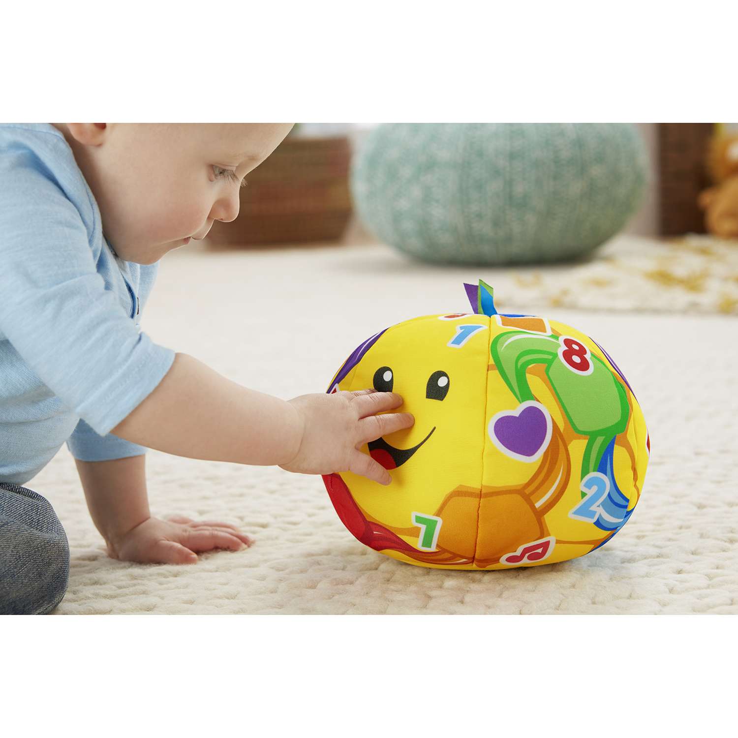 Мячик Fisher Price музыкальный футбольный FTC94 - фото 8