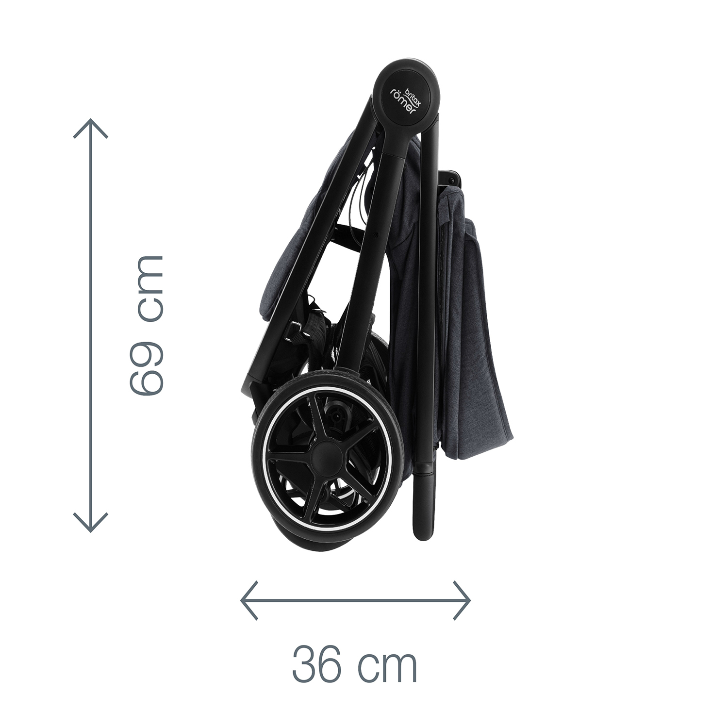 Коляска Britax Roemer B-Agile R Black Shadow-Black - фото 12