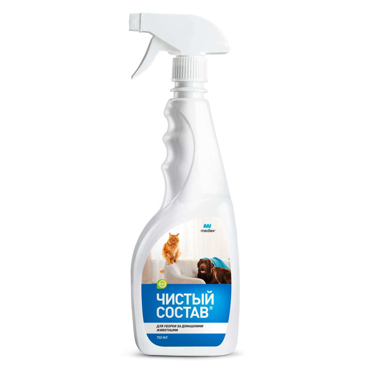 Моющее средство Medlex для уборки за домашними животными 750 мл - фото 1