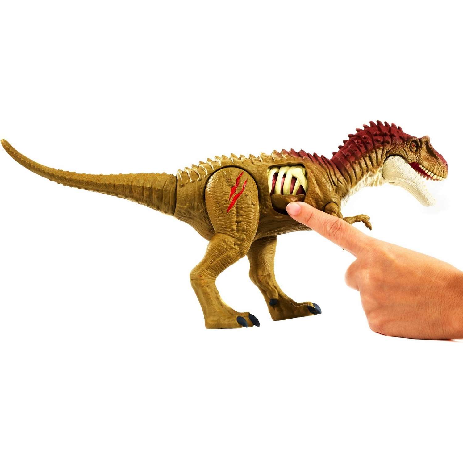 Фигурка Jurassic World Битва на выживание Альбертозавр большая GCX77 - фото 11