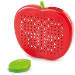 Детская развивающая игрушка HAPE магнитная доска для рисования узоров и фигур красное яблоко E1712_HP