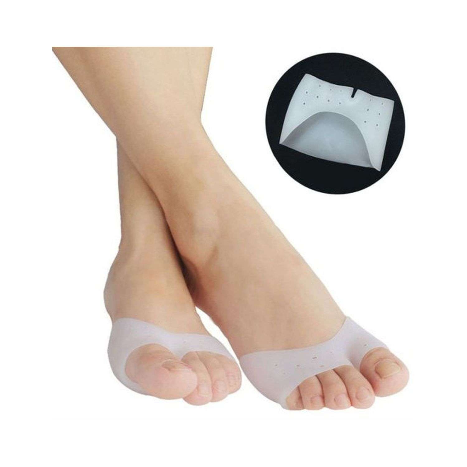Протектор Uniglodis для пальцев ног Силиконовый белый 2 шт. - фото 2