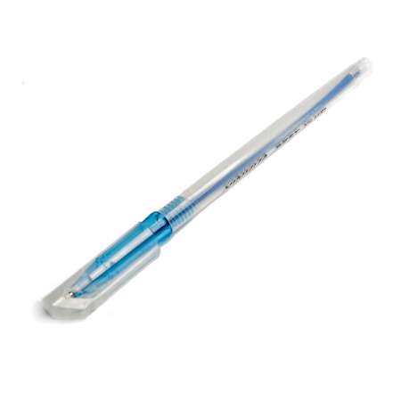 Ручка Sima-Land 0.5 мм синий корпус прозрачный