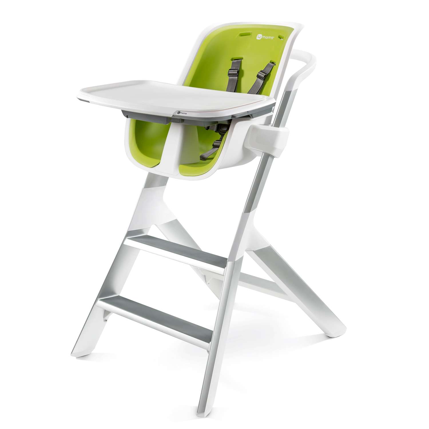 Стульчик для кормления 4Moms High-chair белый/зеленый - фото 1