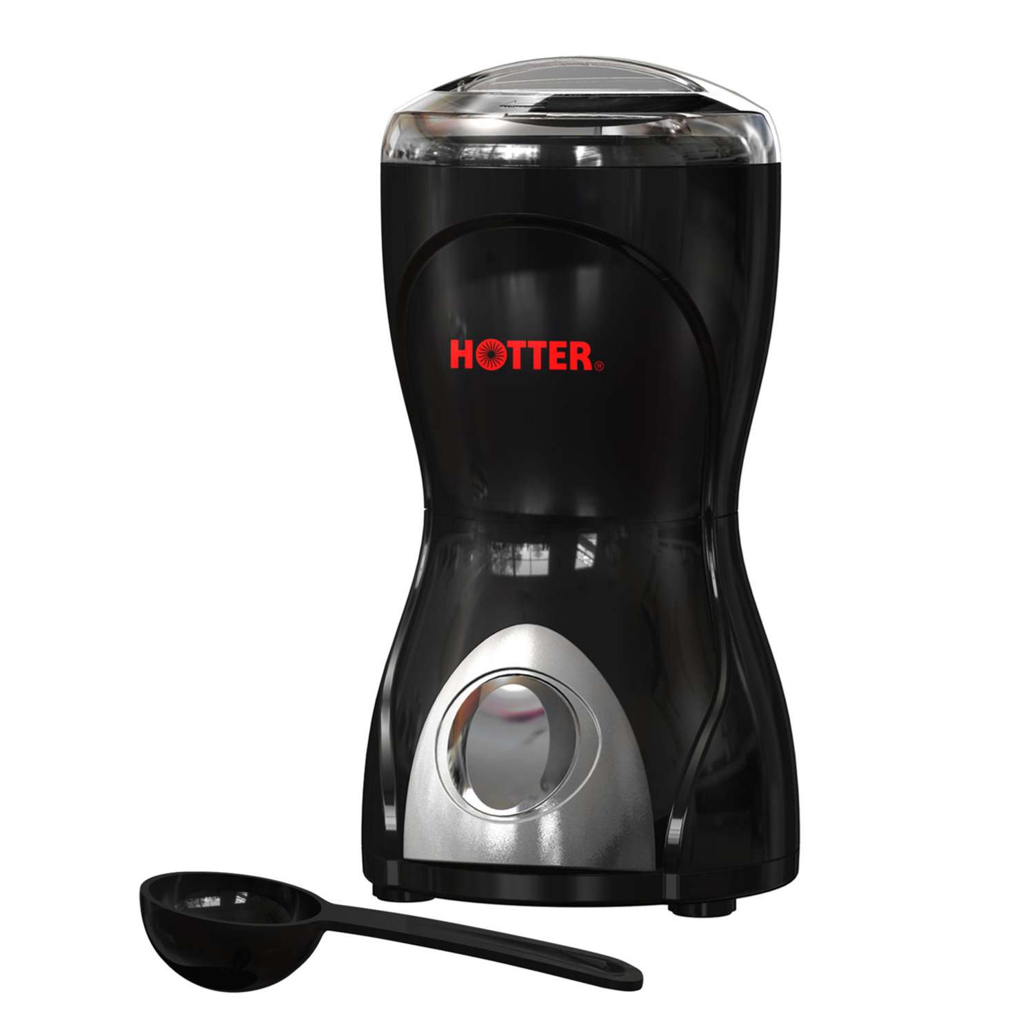 Кофемолка электрическая HOTTER черная 300 - фото 1
