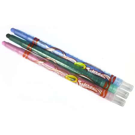 Восковые мелки Crayola выкручивающиеся 12 штук
