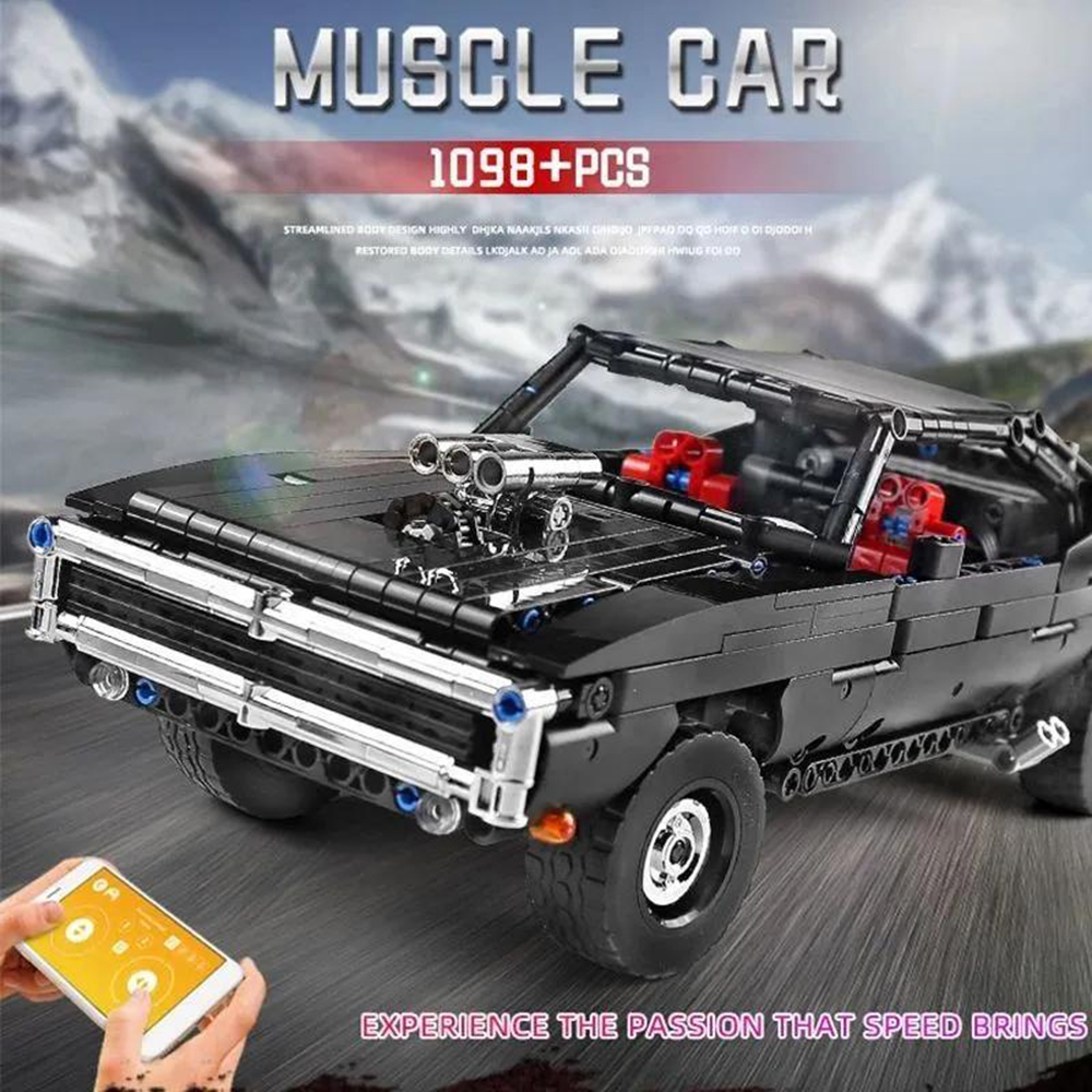 Конструктор Mould King Muscle Car Доминика Торетто с ДУ и моторизацией 1098  деталей купить по цене 5850 ₽ в интернет-магазине Детский мир