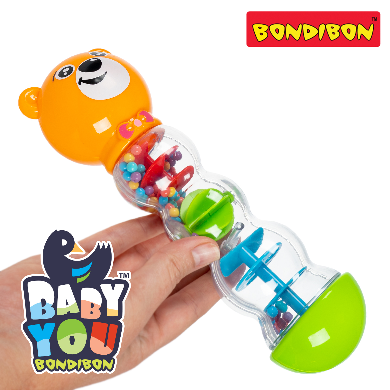 Развивающая игрушка Bondibon погремушка медвежонок серия Baby You - фото 12