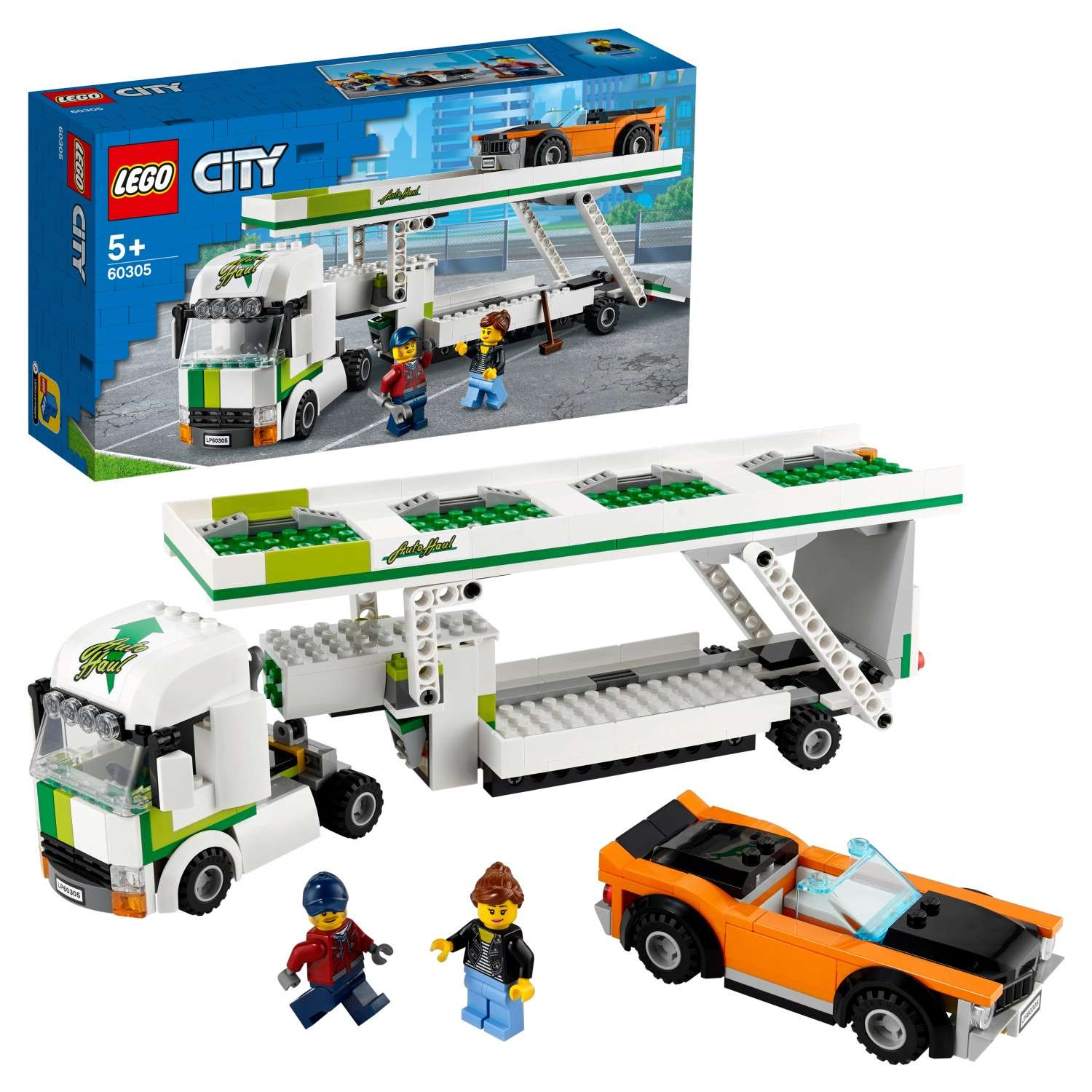 Конструктор LEGO City Great Vehicles Автовоз 60305 - фото 1