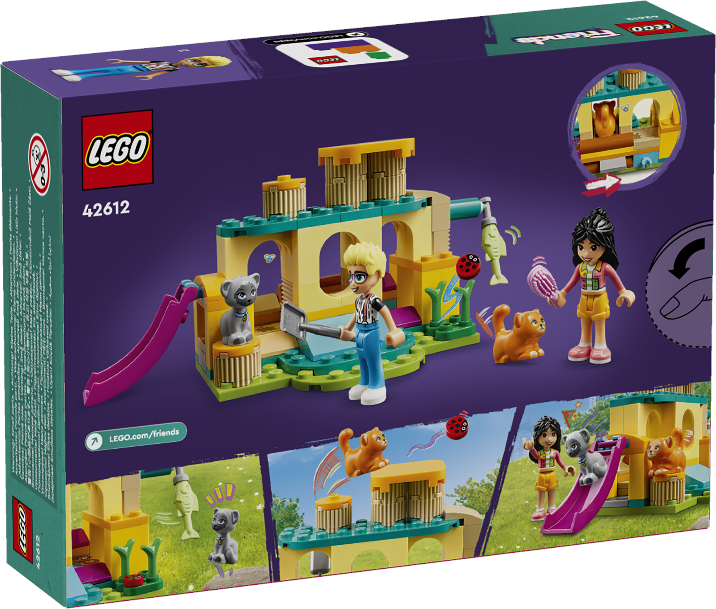 Конструктор LEGO Friends Приключение на игровой площадке для кошек 42612 - фото 4