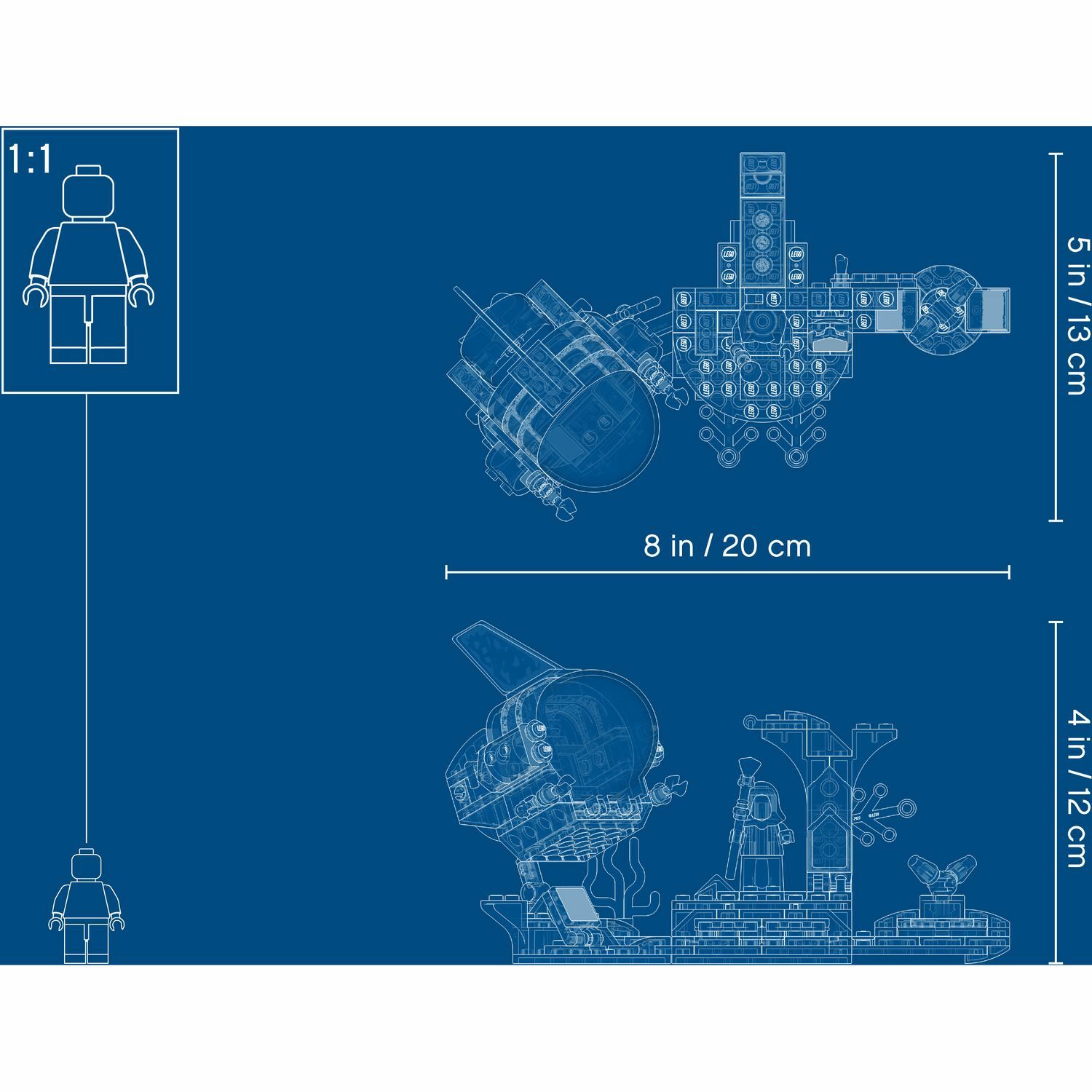 Конструктор LEGO Side Подводная лодка Джей-Би 70433 - фото 28