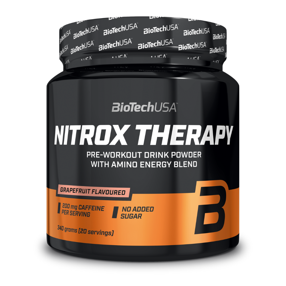 Предтренировочный комплекс BiotechUSA Nitrox Therapy 340 г. грейпфрут - фото 1