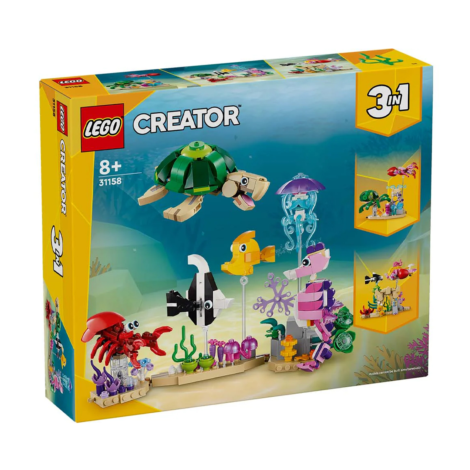 Конструктор детский LEGO Creator 3-in-1 Морские животные - фото 11