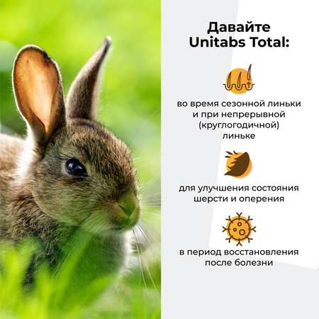 Витамины для кроликов птиц и грызунов Unitabs Тотал Q10 10мл
