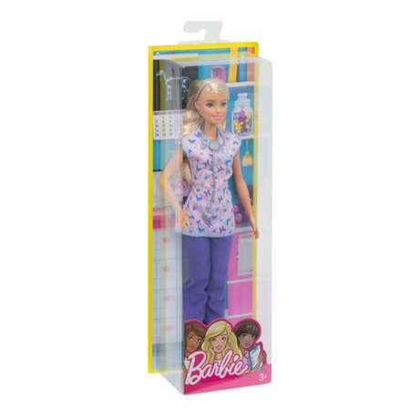 Кукла Barbie Кем быть? Врач DVF57
