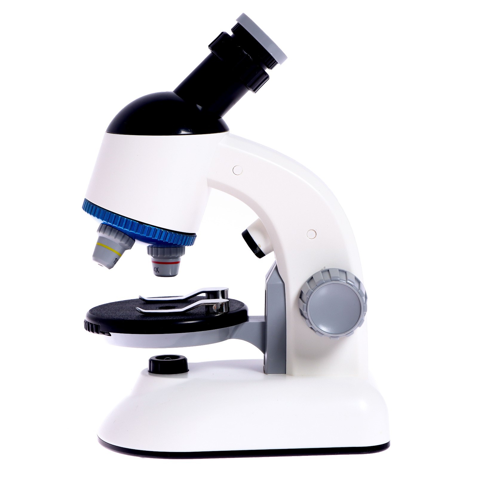 Микроскоп Sima-Land детский «Юный ученый» кратность х100 х400 х1200 подсветка цвет белый - фото 3