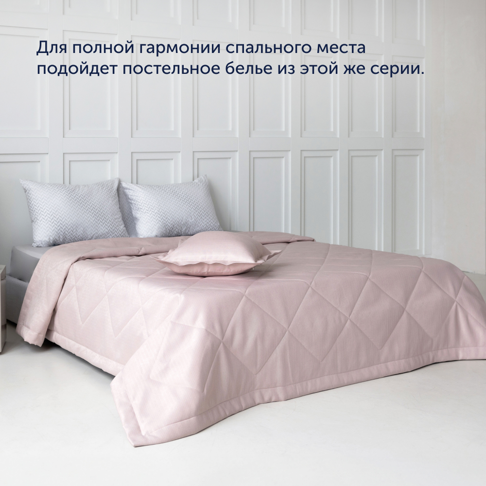 Комплект покрывало + наволочка buyson BuyFlora Rose 160х220/45х45 см - фото 12