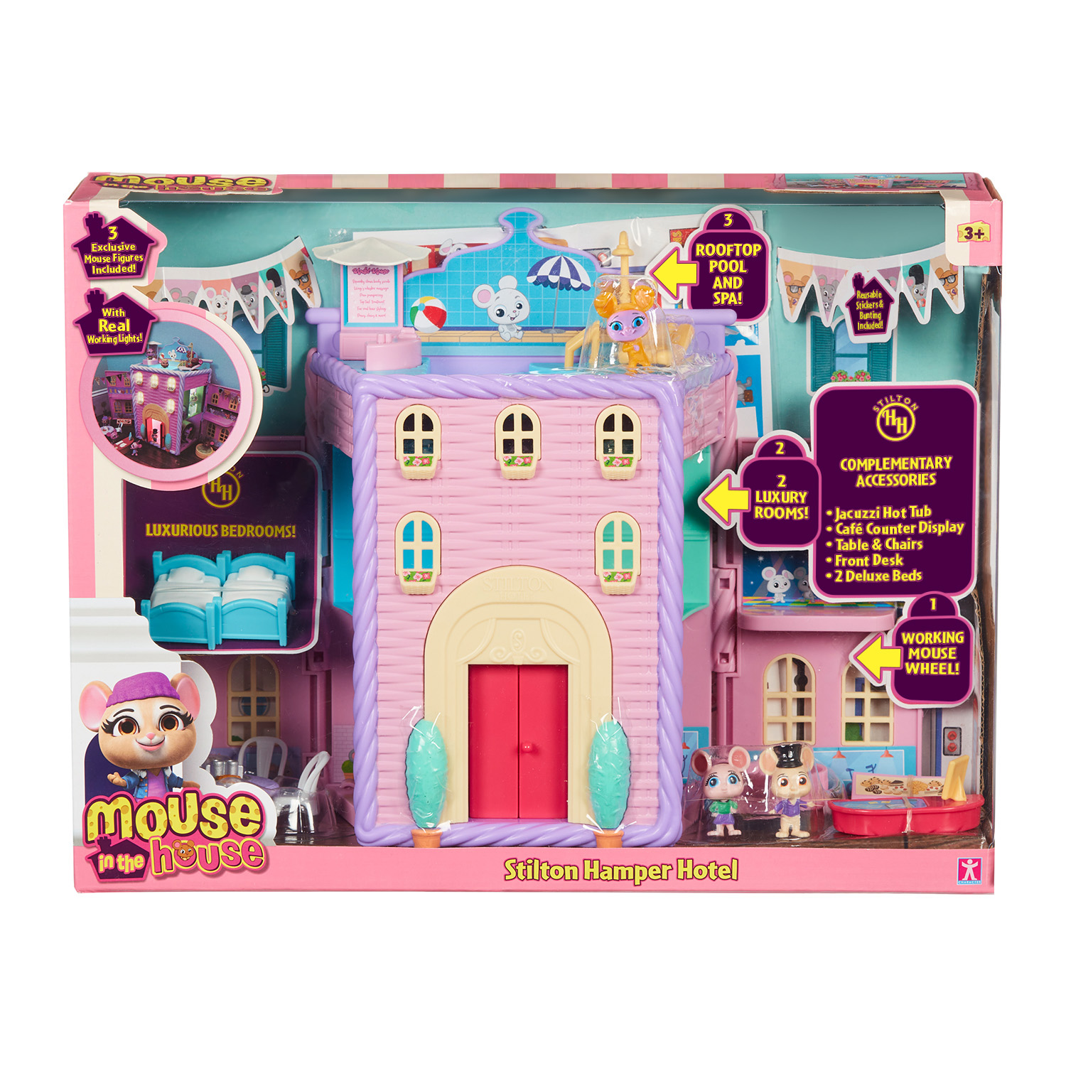 Набор игровой Mouse in the House Грандотель Стилтон Хампер 41731 купить по  цене 3749 ₽ в интернет-магазине Детский мир