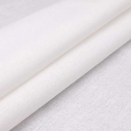 Ткань Astra Craft канва хлопковая равномерного переплетения для вышивания 30ct 49х50 см белая
