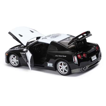 Полицейская машина MAISTO Nissan Gt-R 1:24 черный