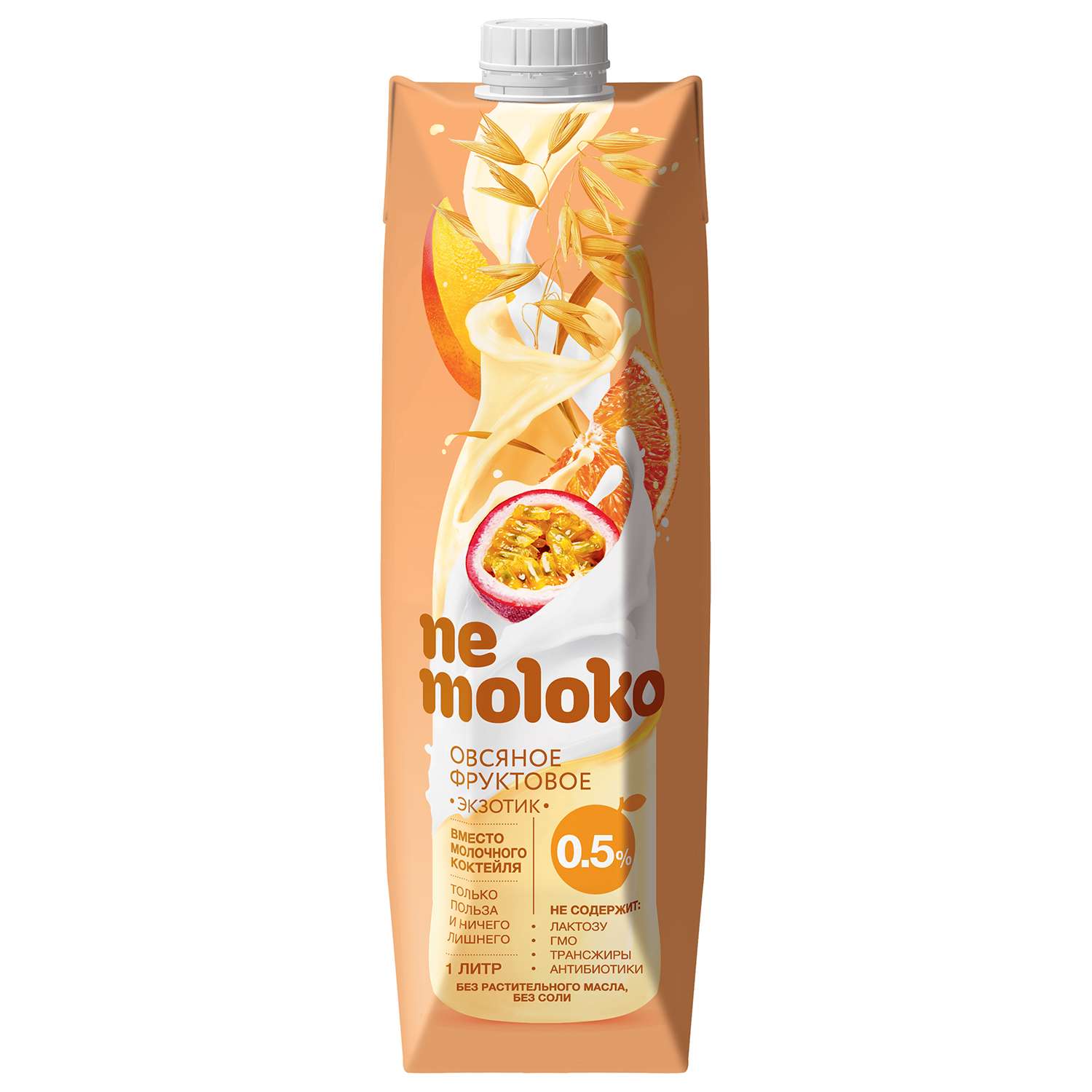 Напиток Nemoloko овсяно-фруктовый "Экзотик" 1л с 3лет - фото 1