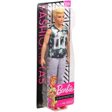 Кукла Barbie Кен Игра с модой 116 В спортивном костюме FXL63