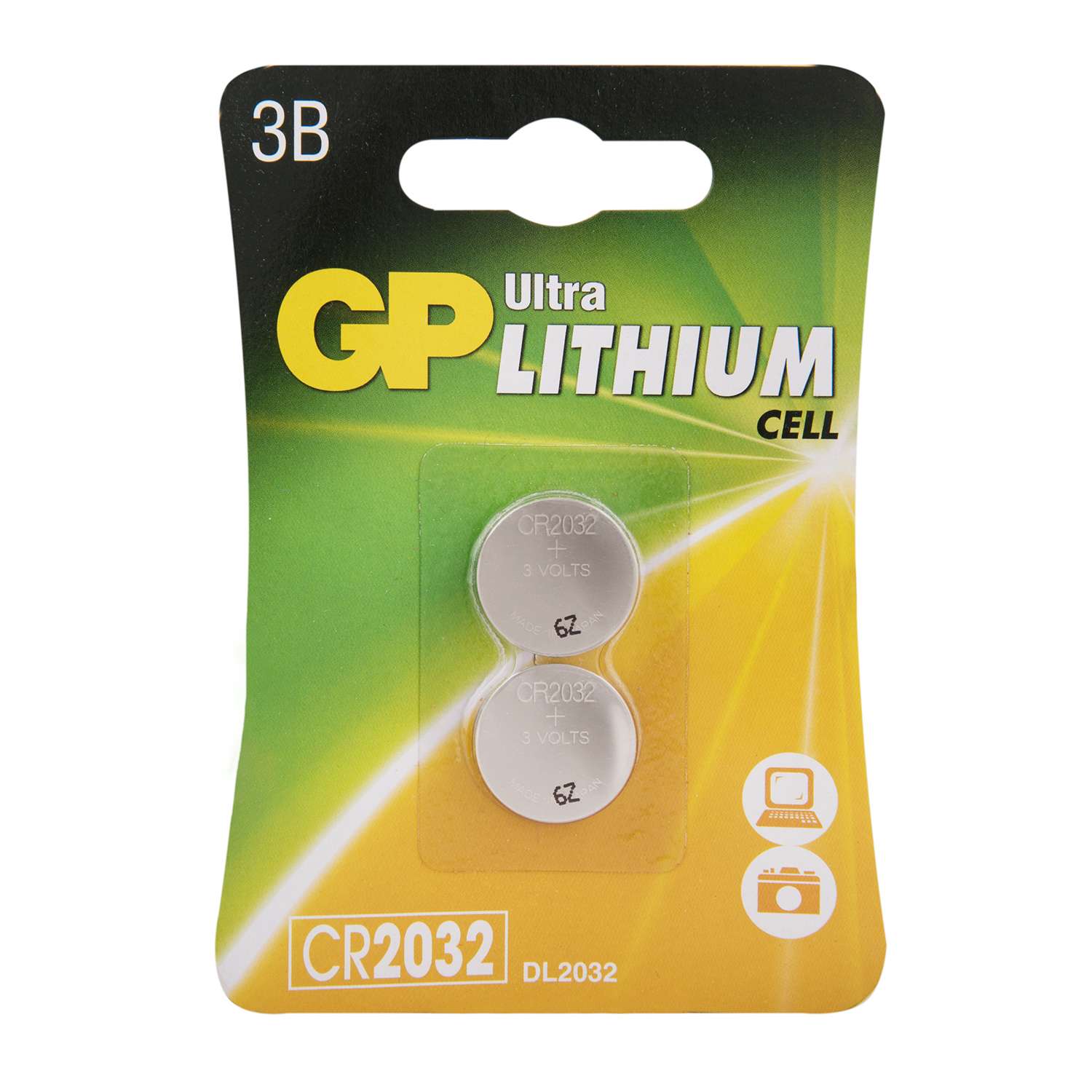 Батарейки GP литиевые GP Ultra 2032 (3V) 2 шт. - фото 4