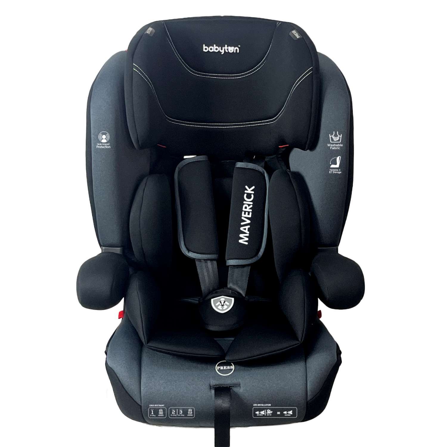 Автокресло Babyton Maverick Black - фото 13