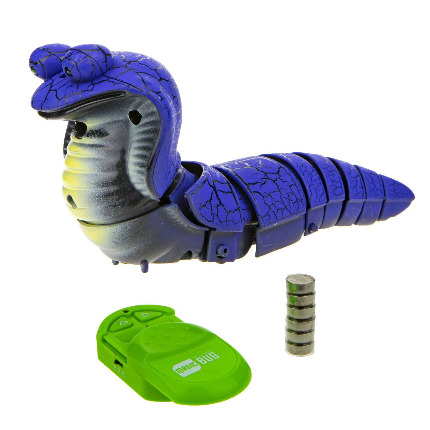 Игрушка интерактивная Robo Life 1TOY Робо-Змейка Синяя - фото 1