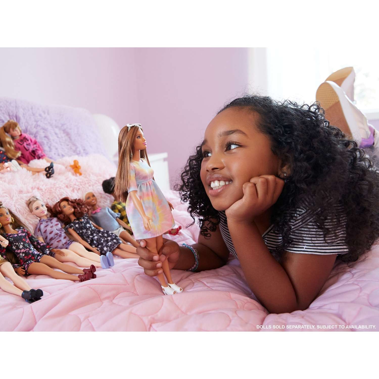 Кукла Barbie Игра с модой Переплетение красок FJF42 FBR37 - фото 9