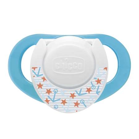 Пустышка Chicco Physio Soft Морская с 6месяцев 2шт 310410129