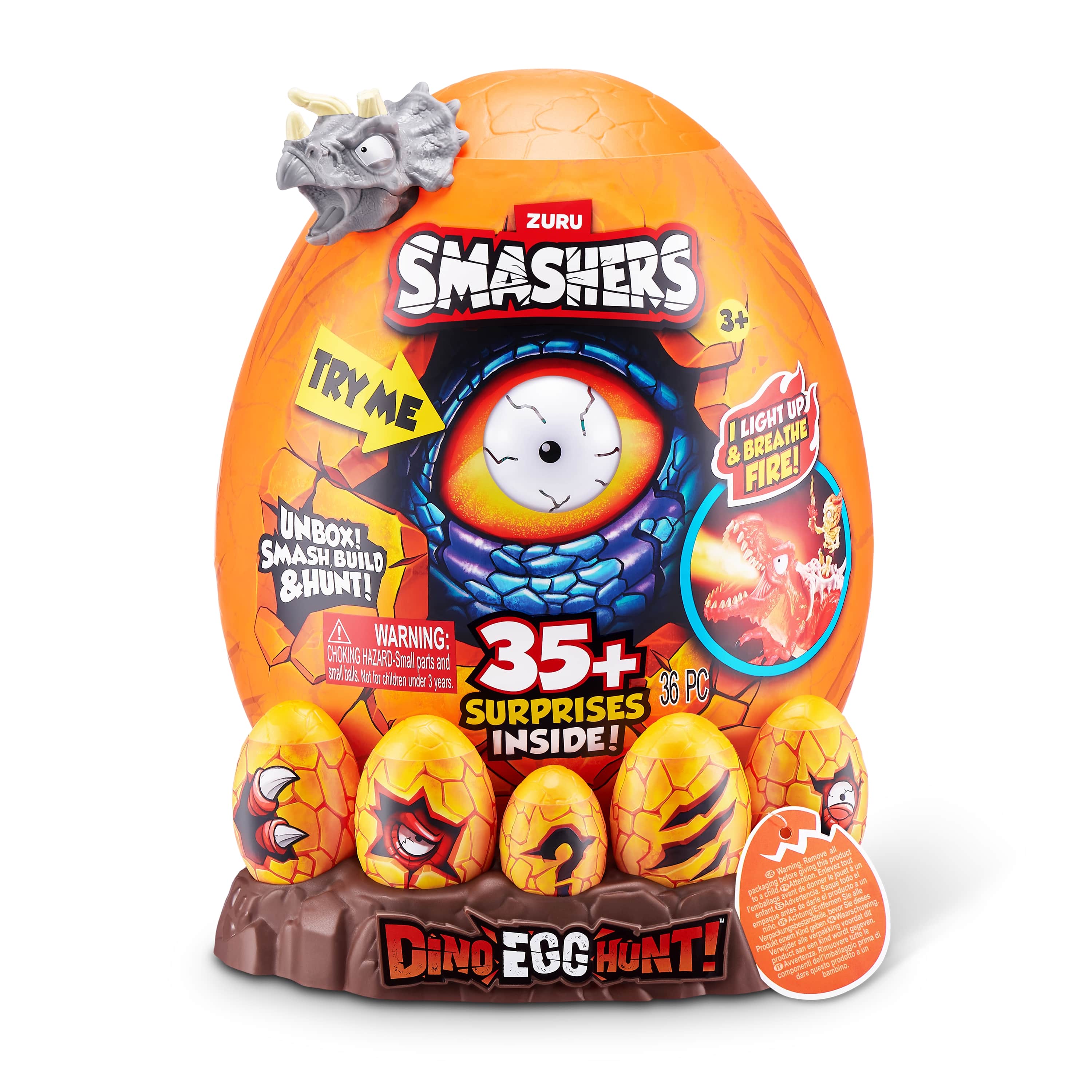Игровой набор Zuru Smashers Dino Egg Hunt Дино-раскопки - фото 1
