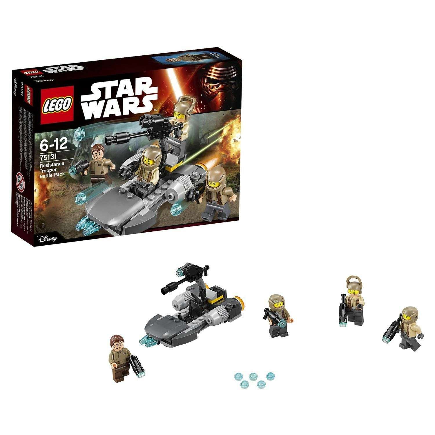 Конструктор LEGO Star Wars TM Боевой набор Сопротивления (75131) - фото 1