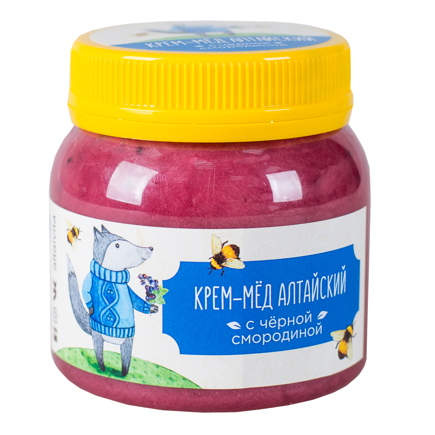 Алтайский Крем-мед Altaivita с черной смородиной 300 гр. - фото 1