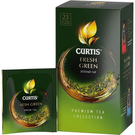 Чай зеленый Curtis Fresh Green 25 пакетиков