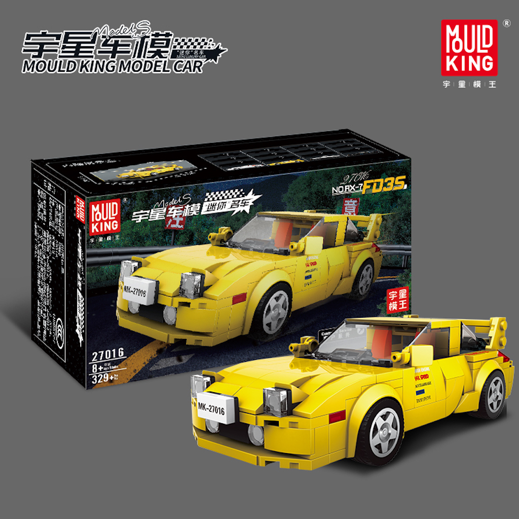 Конструктор Mould King Спорткар Mazda RX-7 FD35 329 деталей купить по цене  1283 ₽ в интернет-магазине Детский мир