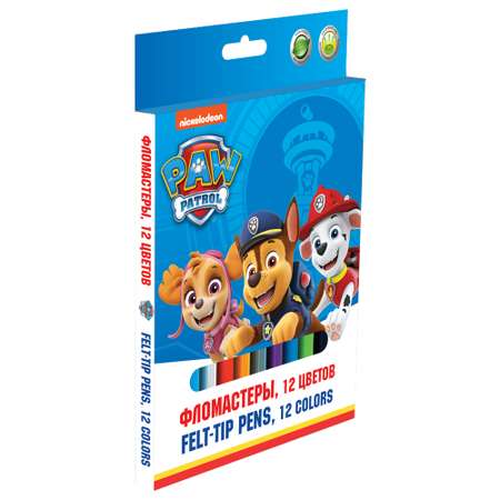 Фломастеры Kinderline Paw Patrol 12цветов PPJB-US1-2MB-12