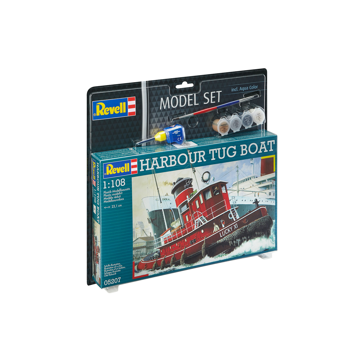 Сборная модель Revell Буксир Harbour Tug Boat 65207 - фото 3