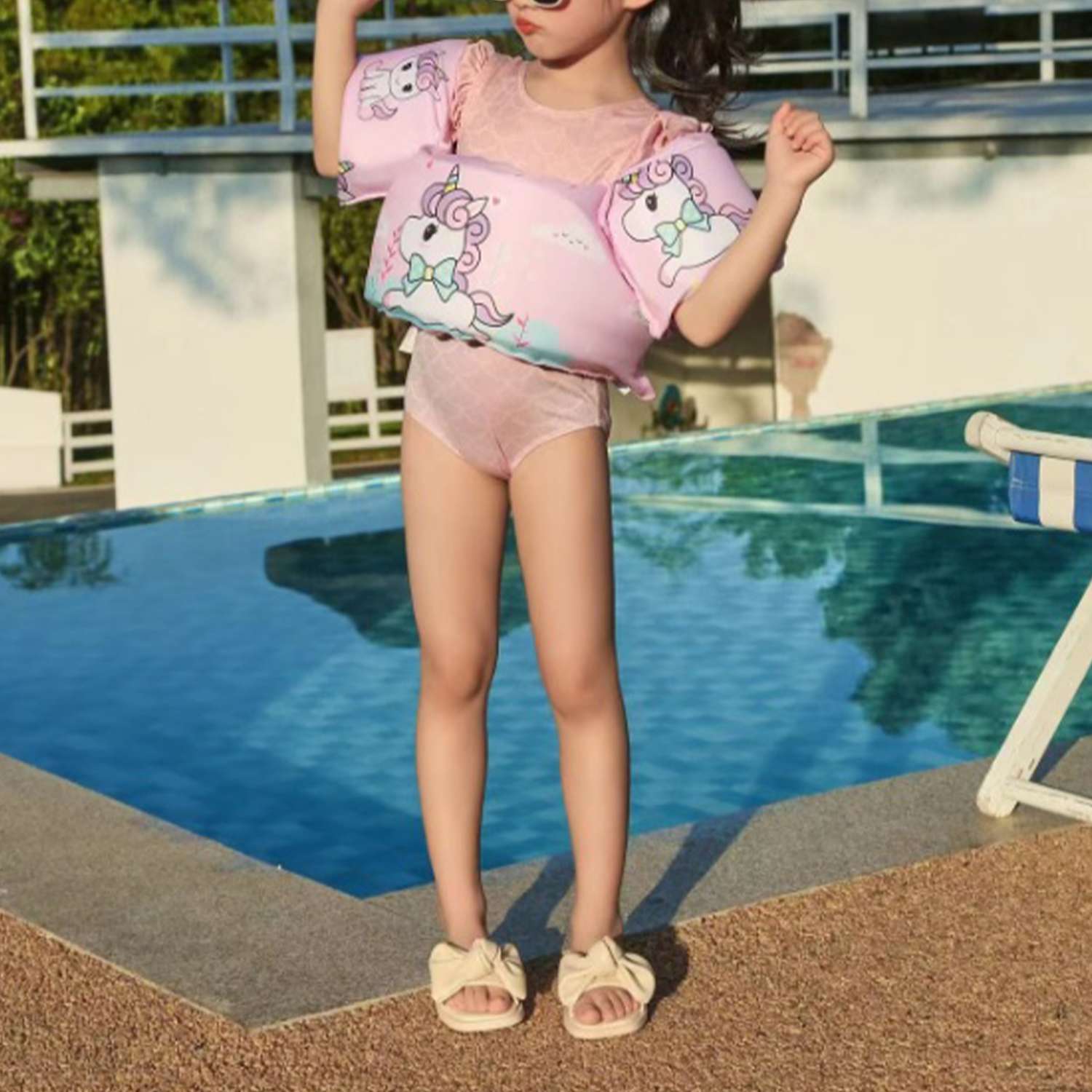 Детский жилет для плаванья SHARKTOYS не надувной единорог - фото 2