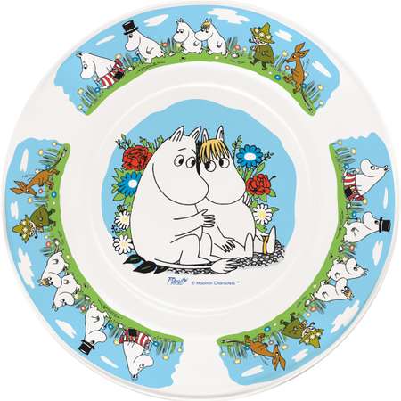 Тарелка детская стекло PRIORITY Moomin муми-тролли