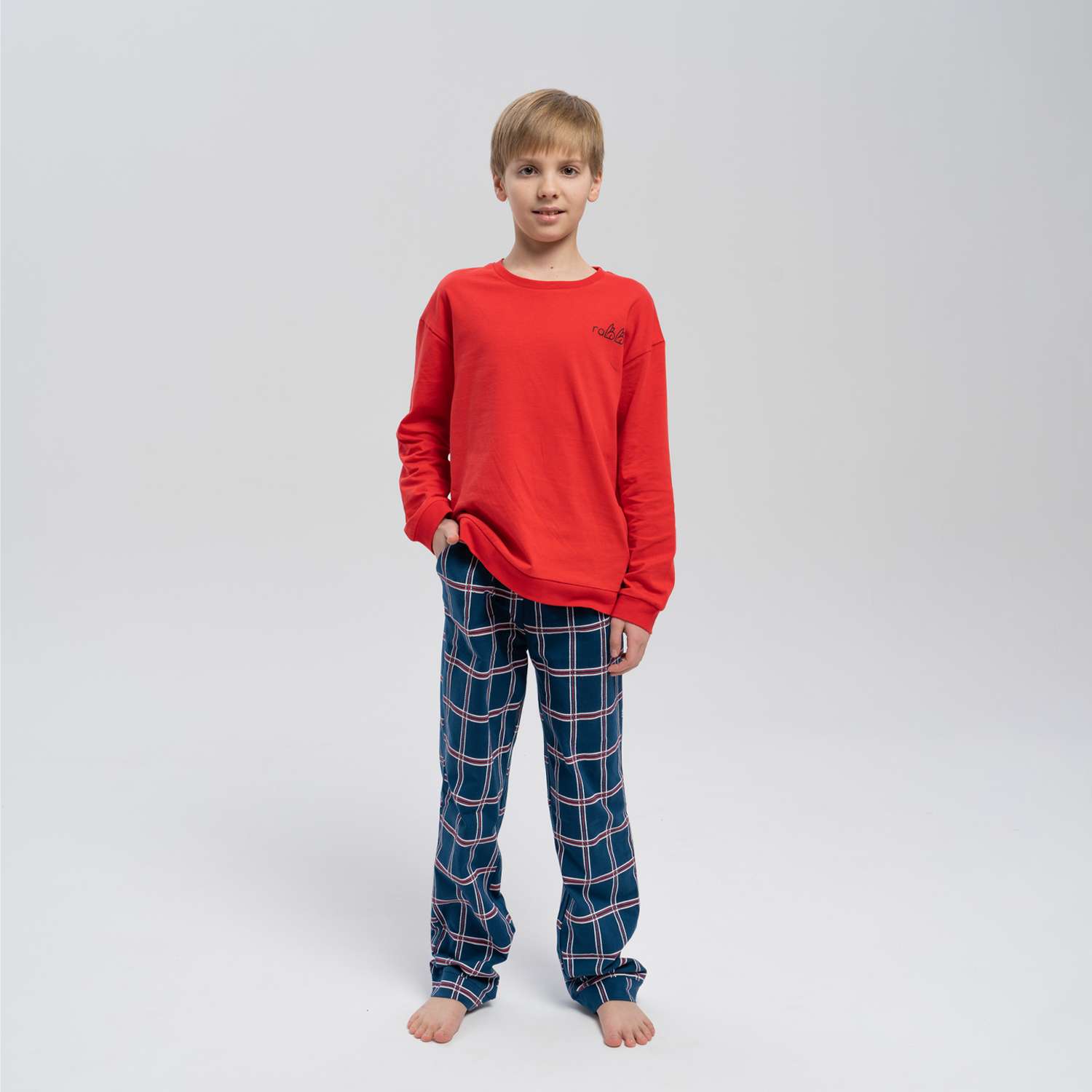 Пижама Winkiki WH15122/Красный/Синий - фото 1