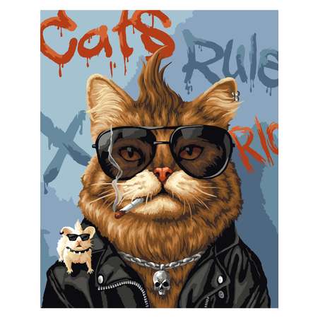 Картина по номерам Art sensation Набор для творчества Рисование по номерам. AR053 Cats rule